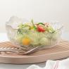 Buy cheap Irregular Crystal Clear Glass Serving Bowls 32 oz Extra Large Salad Mixing Bowl from wholesalers