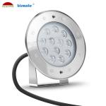 IP68 Waterproof Underwater Led Spotlight 12V 12W SS316L Material 2 Years