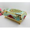 Buy cheap Shinny Gifts Small Ring Jewelry Box Glass Cover Ring Storage Box Stud Earring Box from wholesalers