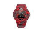 LED Display Screen Plastic Sports Watch 50M Water Resistant With Chronograph