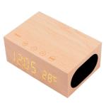 Buy cheap Alarm Clock Type Wooden Bluetooth Speaker , 175x110x70cm Wireless Charging Transmitter from wholesalers
