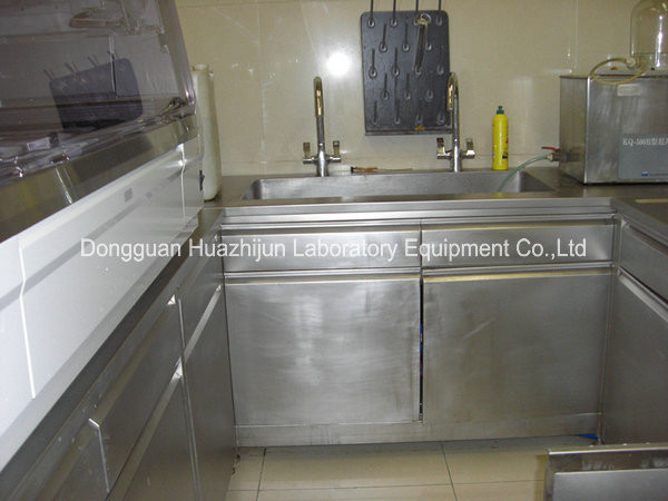 Professional Stainless Steel Lab Furniture , Metal Lab Casework Sidebench