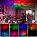 Bedroom Smart Galaxy Light Projector , Flexible Timing Galaxy Projector Google