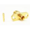 Buy cheap Female 2 Holes Flange Mount SMA RF Connector Gold Plated 50Ohm from wholesalers