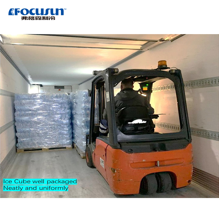 Cube Ice/Tube Ice Packaging Machine Turn Film to Bags of Different Sizes Automatically