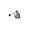 Buy cheap Pneumatic Controls 2 Inch Butt Weld Hygienic Butterfly Valve from wholesalers
