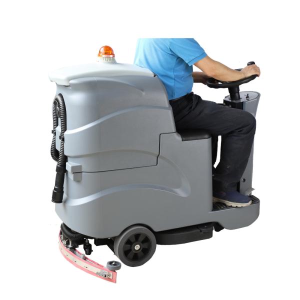 Buy cheap 510mm Brush DC24V 6km/H Battery Ride On Floor Scrubber from wholesalers