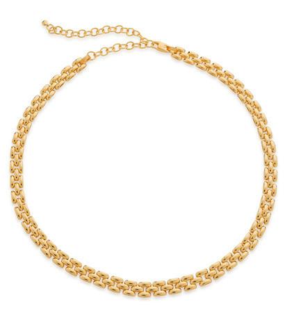 Buy cheap 18K Gold Plated Women's Fashion Thicker Brass Chain Pendant Necklaces from wholesalers