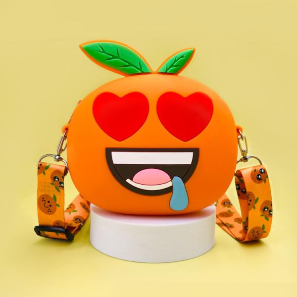 Silicone Mini Coin Purse Shoulder Bag Cartoon Kids Purse For Children'S Handbags