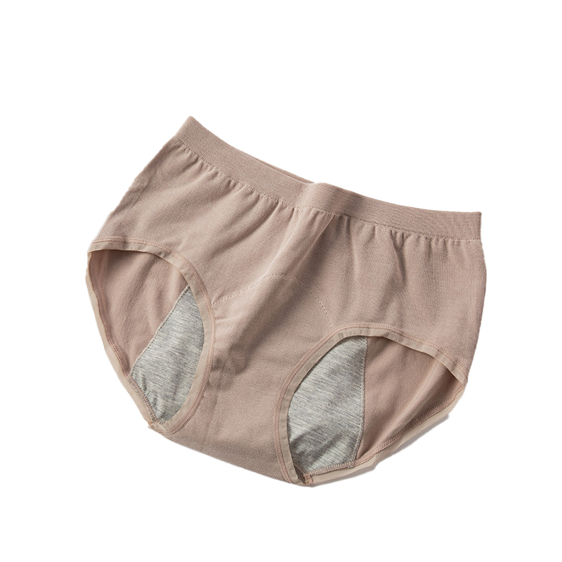 High Cut Women Cotton Panties Plain Dyed Multi Color Seamless