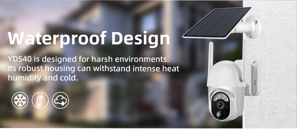 2K 4MP PTZ Solar Surveillance Camera Outdoor Battery Powered IP65 Waterproof Cellular