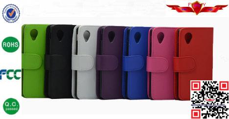 Hot Selling Book PU Flip Leather Cover Case For LG Nexus5 100% Quality