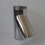 6 Inches Double Wall Stainless Steel Chimney Pipe 135 Degree Tee Including Drain