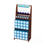 One Side Square Shelves Retail Display Stands KD Construction