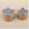 Buy cheap Customised Size Aluminum Pull Tab Ring Kraft Paper Tube For Nuts Packaging from wholesalers