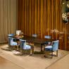 Buy cheap 2000mm 29.9" Contemporary Luxury Dining Table , Stainless Steel Mid Century Modern Dining Table from wholesalers