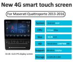Viknav Car Radio For Maserati Quattroporte (2013-2016) 10.26inch Android13 Head