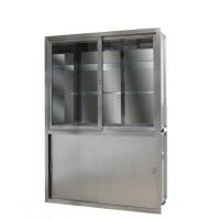 Buy cheap 201 Wall Mounted Stainless Steel Medical Cabinet 500mm Height 0.5mm Thick product
