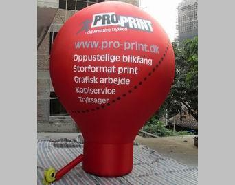 Buy cheap Inflatable advertising balloon / inflatable red giant ground balloon for grand opening from wholesalers