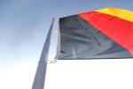 Buy cheap Noise Proof Residential Flag Poles , Outdoor Flag Pole With Built In Stainless Steel Rope from wholesalers