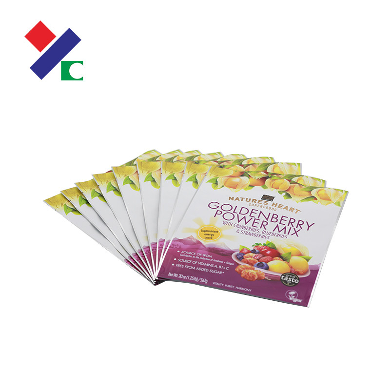 Resealable Stand Up Zipper Bag 100G Sweet Candy Cheese Stick Aluminum Foil Packaging Bags