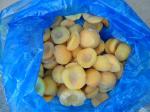 Thoroughly Cored Peeled IQF Frozen Yellow Peach Halves