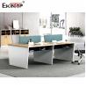 Buy cheap Ekintop Modern Cubicle Workstation 2 Color Seamless Stitching For Office from wholesalers