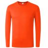Buy cheap Plain Polyester T Shirts Clothing Round Neck Full Sleeve T Shirt 200g from wholesalers