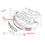 For Maserati Quattroporte M156 Front Bumper Lower Grille OEM 670013780 670013781