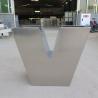 Buy cheap 304 Stainless Steel L600xW450xH900mm Garden Metal Flower Pots from wholesalers