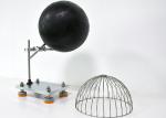 Wire Frame 200mm Dull Black Painted Wooden Sphere Device IEC 60335-2-23