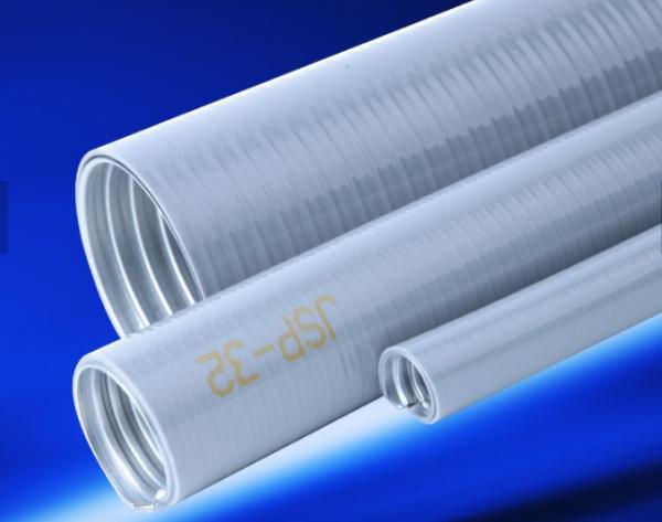 Buy cheap Indoor 1 Inch Flexible Electrical Conduit Grey Color Anti Aging Pull Resistance from wholesalers