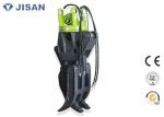 Steel Plate Excavator Rock Grab , 5 Tooth Rotating Grapple For Excavator Komatsu