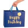 Buy cheap Custom Pattern Type Zhejiang Happy Birthday Party Souvenir Handle Paper Gift Shopping Bags from wholesalers
