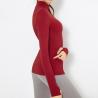 Buy cheap Hiking Cycling Long Sleeve Yoga Top Pullover With Build In Bra 220gsm from wholesalers