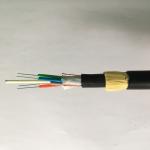 ADSS 8 10 Core SM Aerial Fiber Optic Cable HDPE Jacket