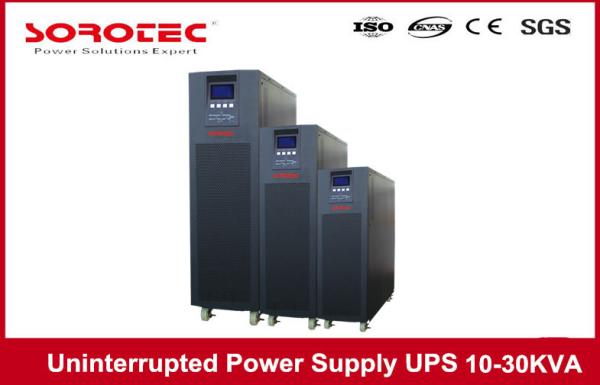Buy cheap 10KVA 9KW High Frequency Online Uninterrupted Power Supply , desktop 3 Phase UPS from wholesalers