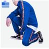 Buy cheap Striped Design Mens Sports Tracksuits For Spring Customized Logo Anti Shrink from wholesalers