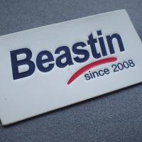 Buy cheap Personalized Logo Sew On Embossed Leather Patches For Bags product