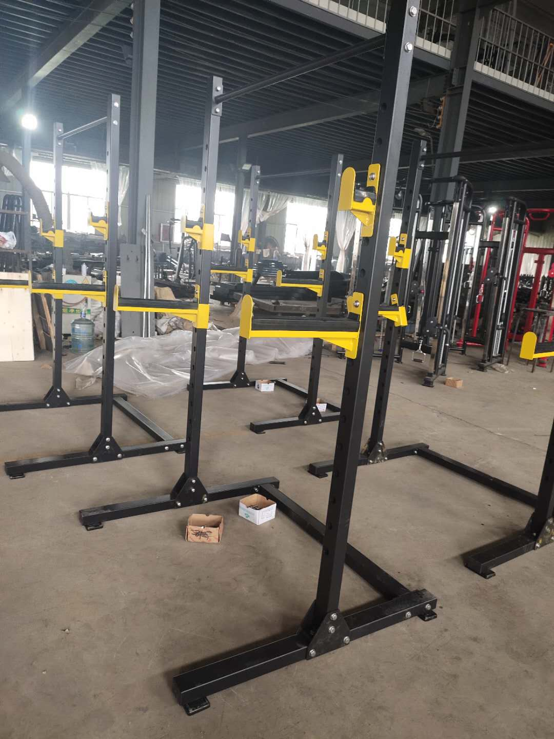 Multi-Function Gym Training Equipment Foldable Metal Half Rack Wall-Mounted Squat Adjustable Benches Power Wall Chest Back Leg