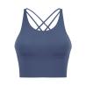 Buy cheap 2021 popular Criss Cross Back Yoga top Women'S activewear Sports Fitness Bra from wholesalers
