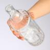 Buy cheap 750ml Custom Design Glass Whisky Bottle with Cork Clear and Collar Material Glass from wholesalers