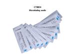 White Disposable Hair Stokes Blades for Eyebrow Microblading EO Gas Sterilized