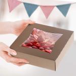 Flourish Arrivals Cake/Bakery/Candy Folding Window Boxes with Lids Packaging