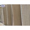 Buy cheap Beige Custom Sand Filled Barriers / Welded Wire Mesh Gabion Defensive Bassion from wholesalers