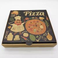 Buy cheap Pizza Package Carton Square Custom Paper Box Custom Logo Printed product