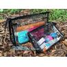 Buy cheap makeup cosmetic bag beauty flat pouch, bag clear vinyl pvc packaging bag with slider zipper, vinyl slider zipper bag,zip from wholesalers