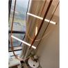 Buy cheap Postmodern Leather Belt Chandelier Living Room Villa Building Coffee long Chandelier(WH-MI-383) from wholesalers
