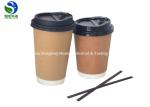 Double Wall Brown Tableware Disposable Paper Cups For Hot And Cold Drink