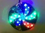 samll size white PCB DC12V LED motorcycle flash lights windmill shape